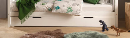 Vipack, Cabane House bed 90x200, White