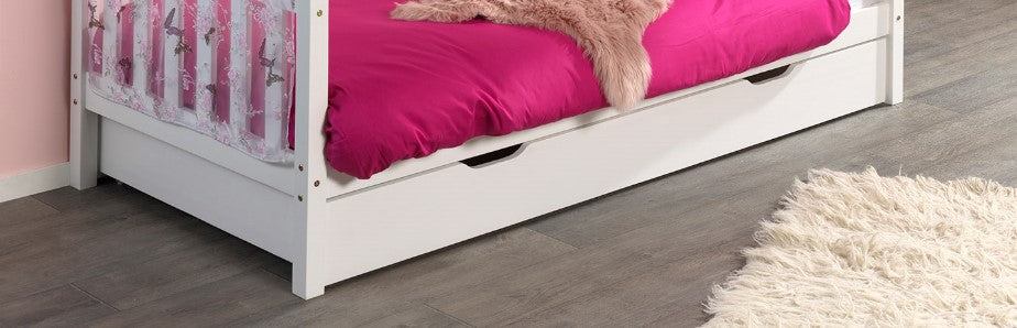 Vipack, Cabane House bed 90x200, White