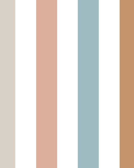 Portofino Color Stripes, Wallpaper