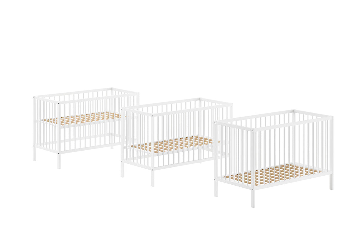 Vipack, Dino, Cot 60x120, White