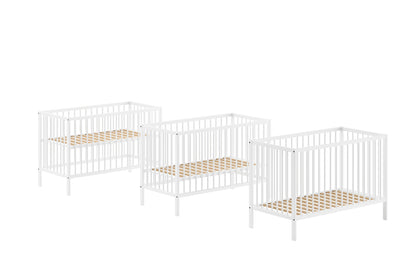 Vipack, Dino, Cot 60x120, White