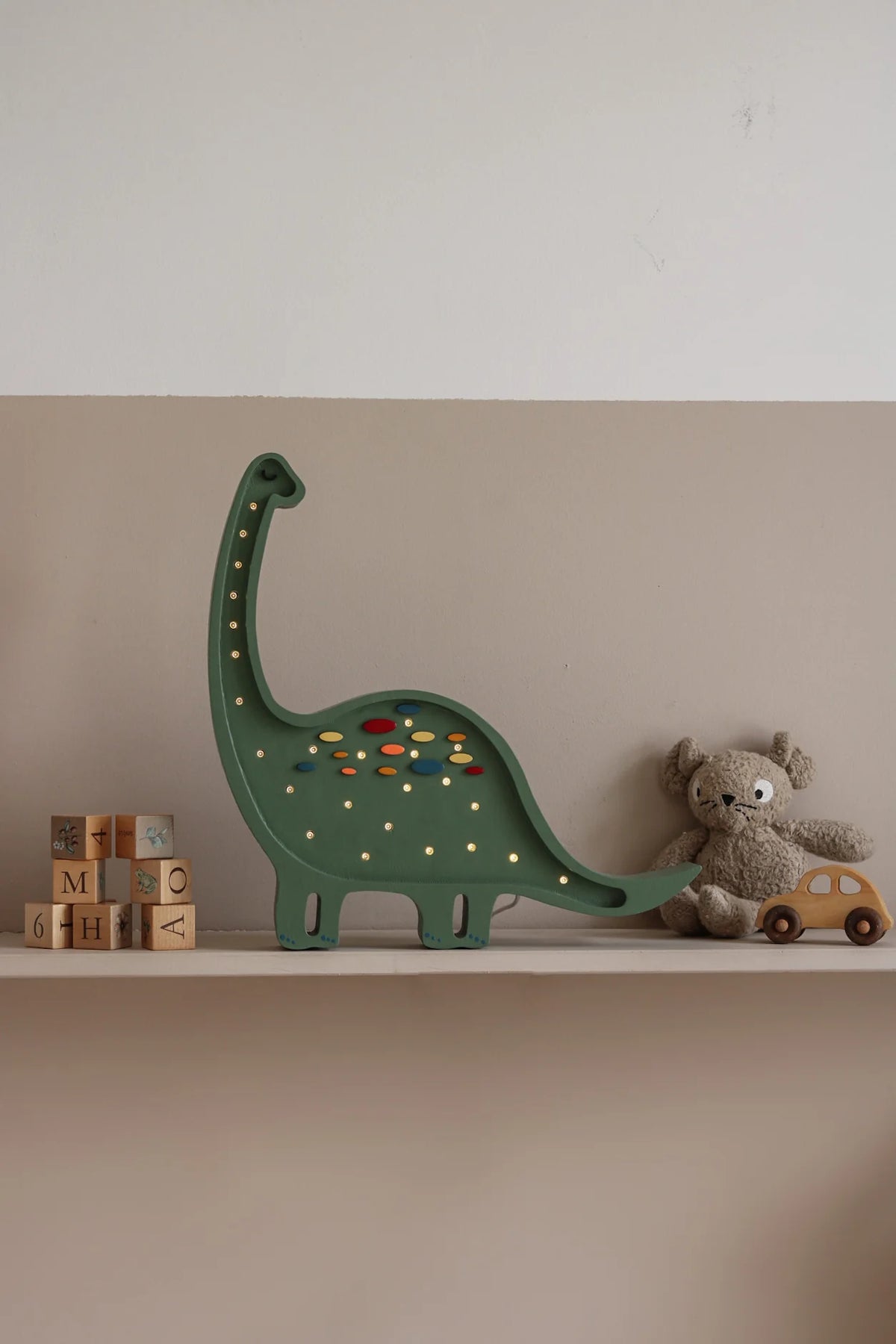 Little Lights, Yövalo Diplodocus, Military Green