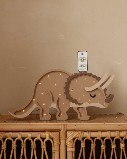 Little Lights, Yövalo, Dino Triceratops, Sand