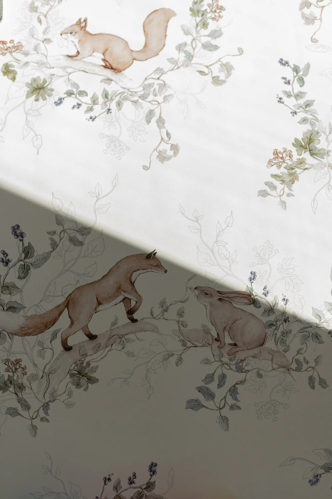 Matuu, Tapetti, Woodland Whisper White