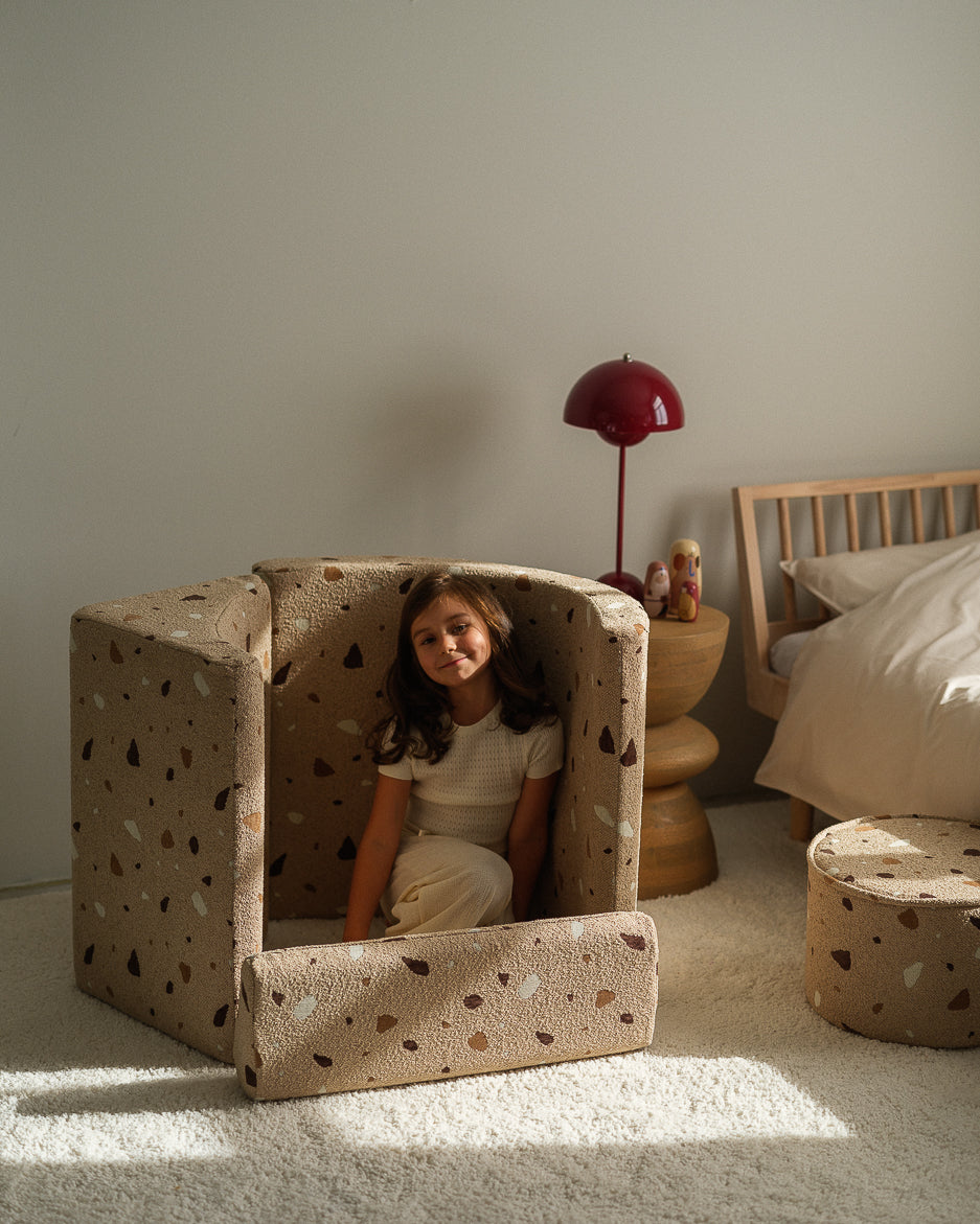 Wigiwama, Moon Chair Terrazzo, 3 färger