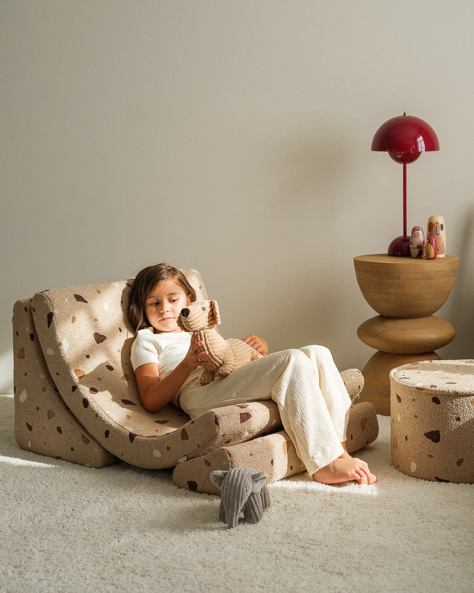Wigiwama, Moon Chair Terrazzo, 3 färger