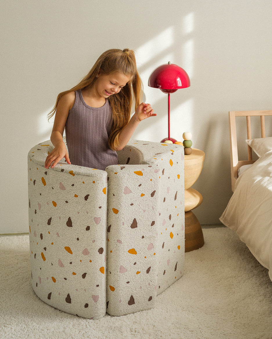 Wigiwama, Moon Chair Terrazzo, 3 färger