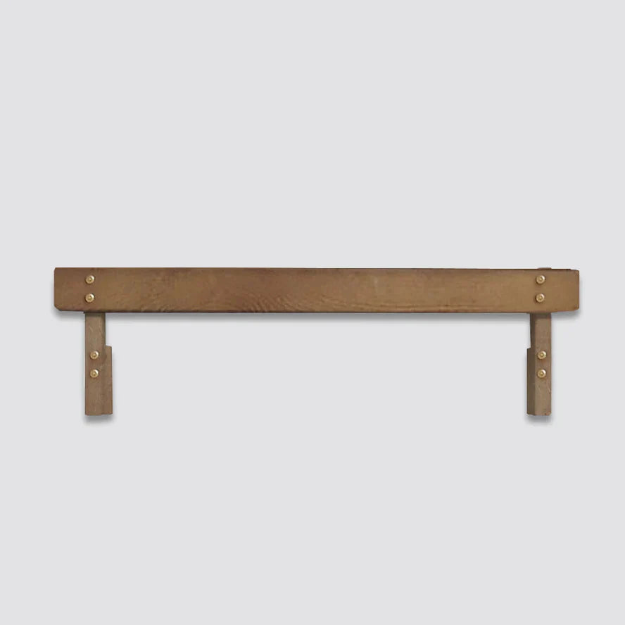 Woodies, Cot Bed (70x140 cm) Safety Rail, Walnut
