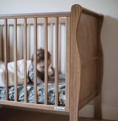 Woodies, Cot Noble 2 in 1 70x140 cm, Walnut