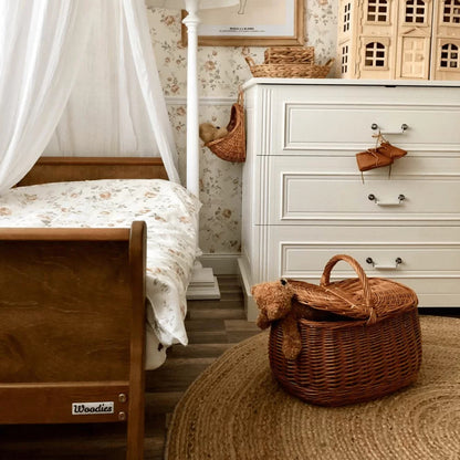 Woodies, Cot Noble 2 in 1 70x140 cm, Walnut