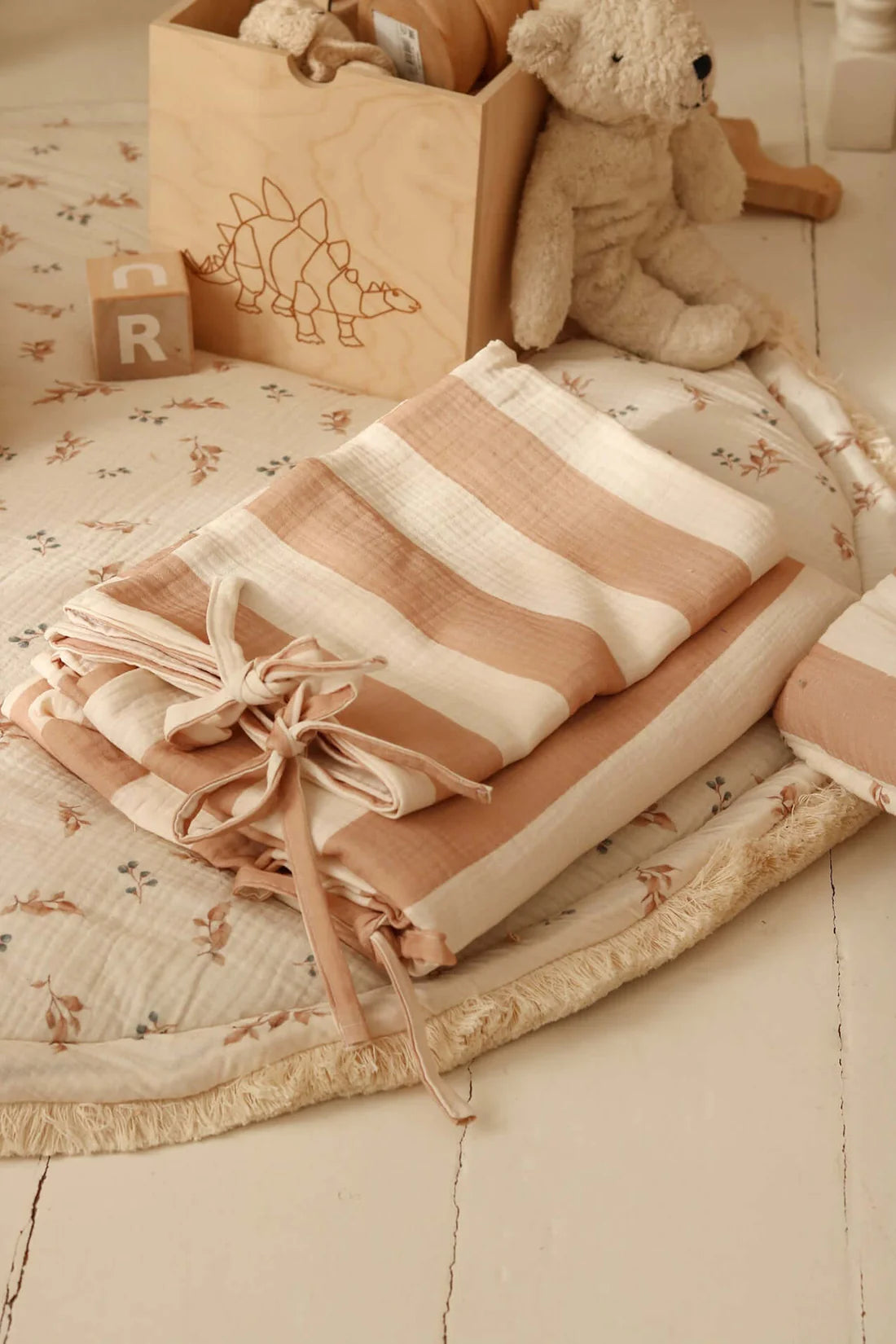 Matuu, Pussilakanasetti, Beige Stripes (3 eri kokoa)
