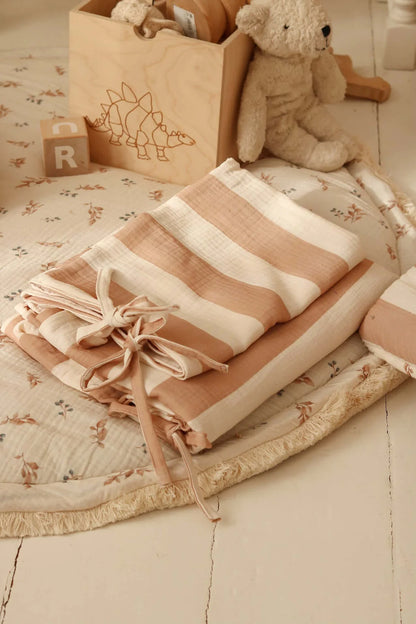 Matuu, Pussilakanasetti, Beige Stripes (3 eri kokoa)