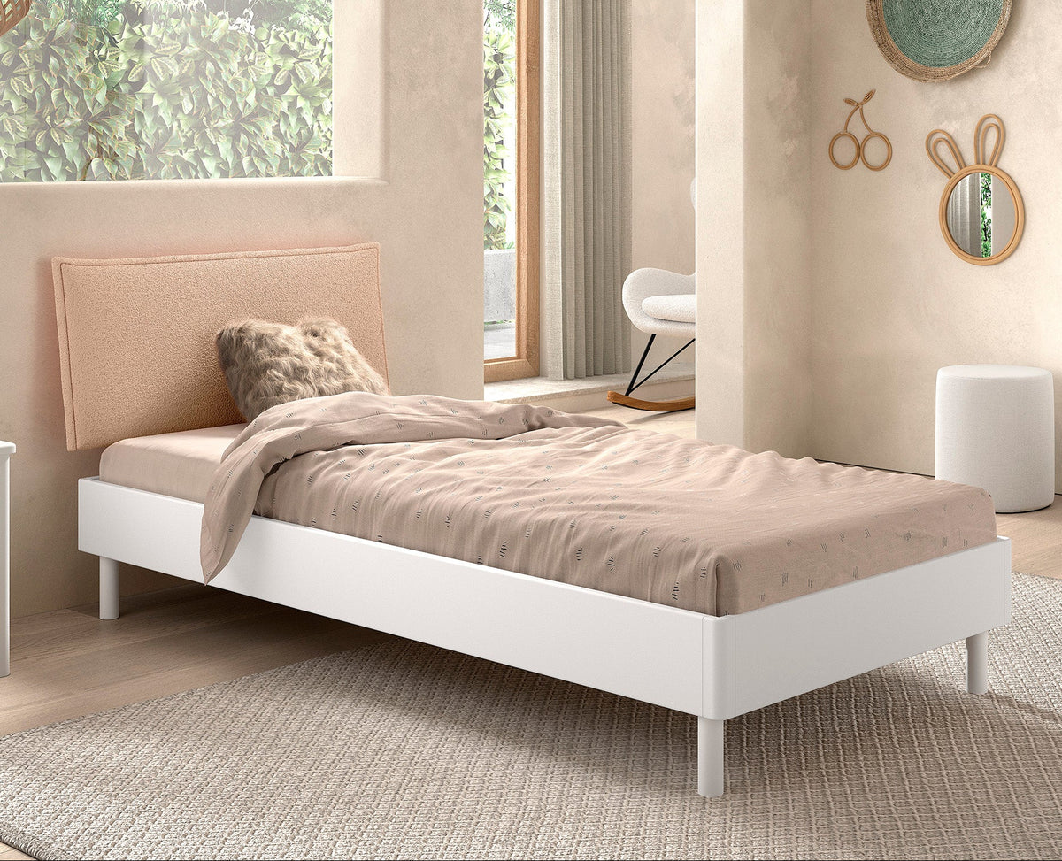 Vipack, Forrest Oak, Sänky 90x200cm, White&Boucle