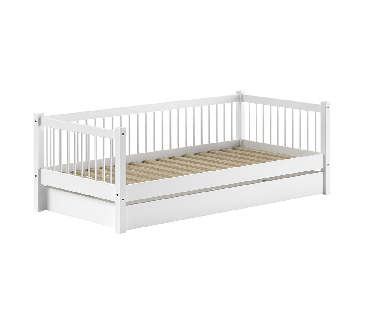 Vipack, Forrest Beech, Bed 90x200cm, White