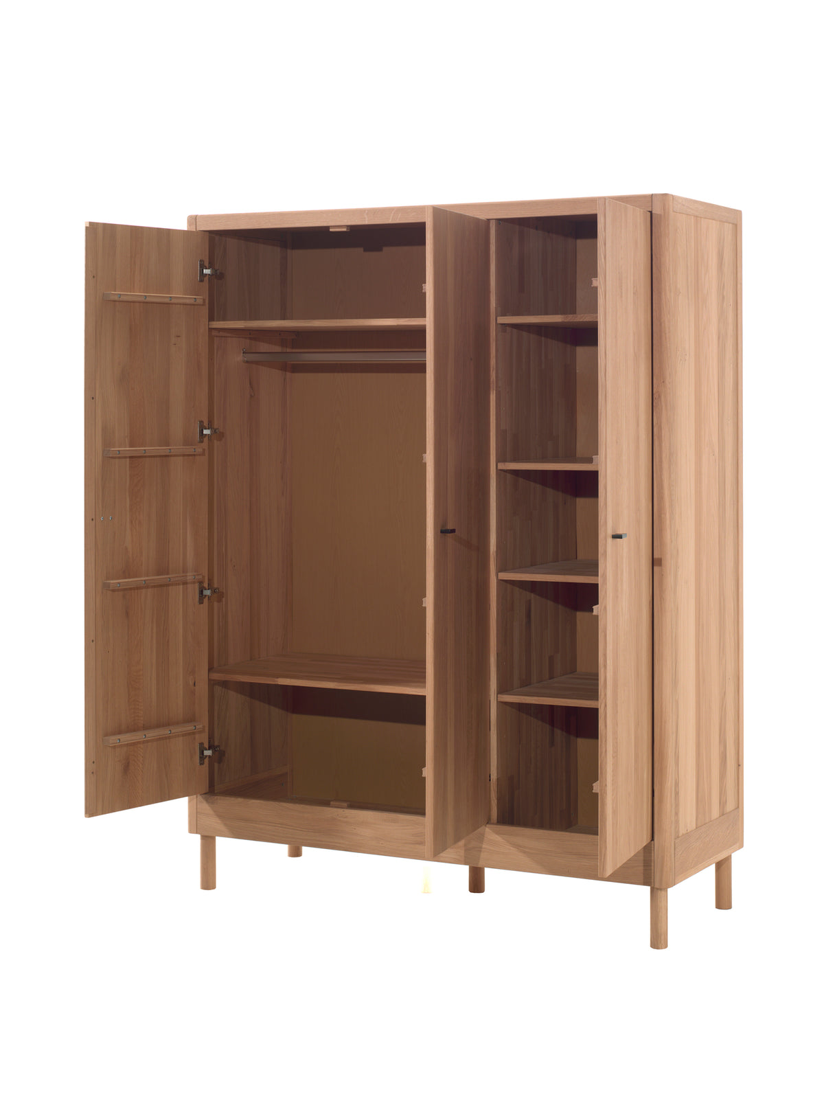 Vipack, Forrest Oak, Wardrobe 3-doors, Oak