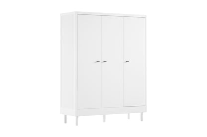 Vipack, Forrest Beech, Wardrobe 3-doors, White