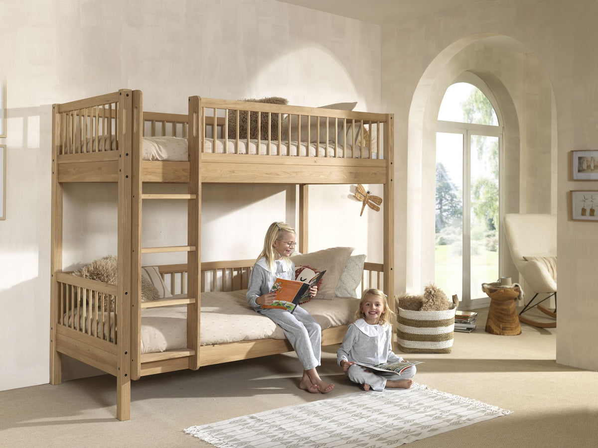 Vipack, Forrest Oak, Våningssäng (Cabriolet) 90x200 cm, Ek