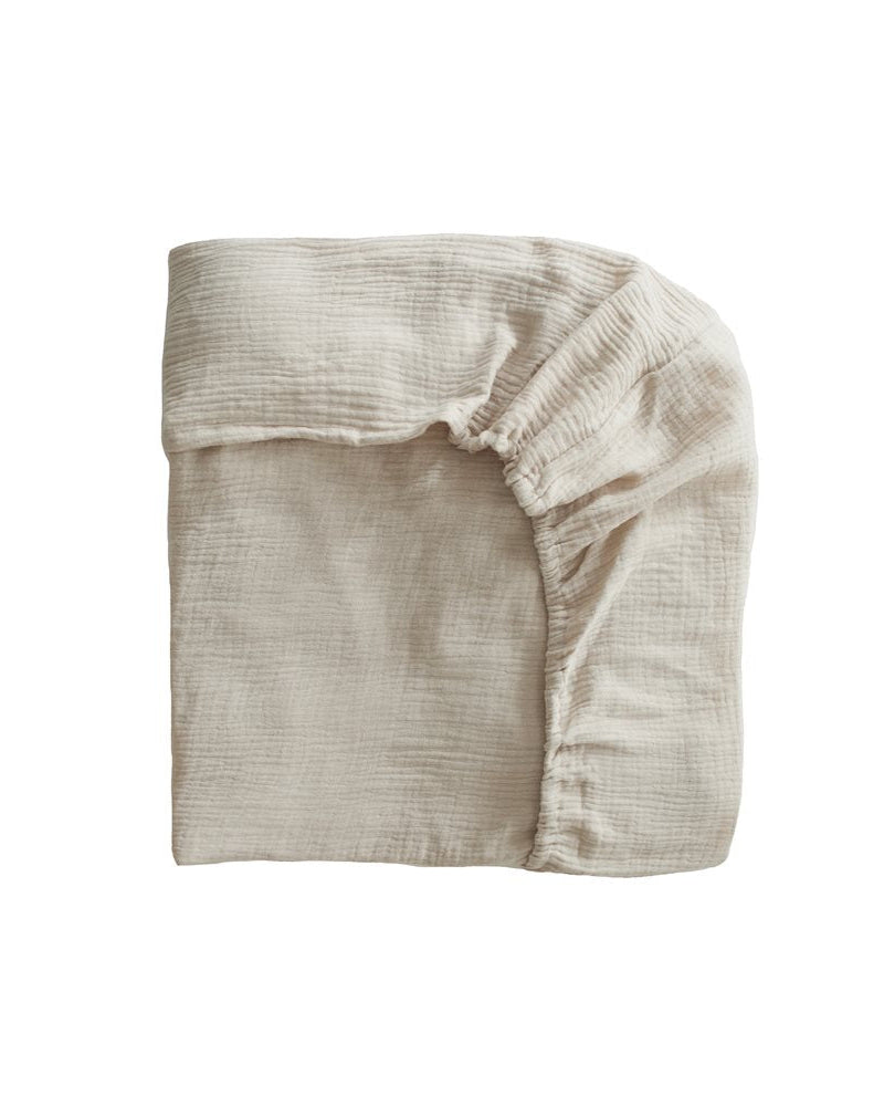 Mushie, Muotoonommeltu Lakana 60x120cm,  Fog