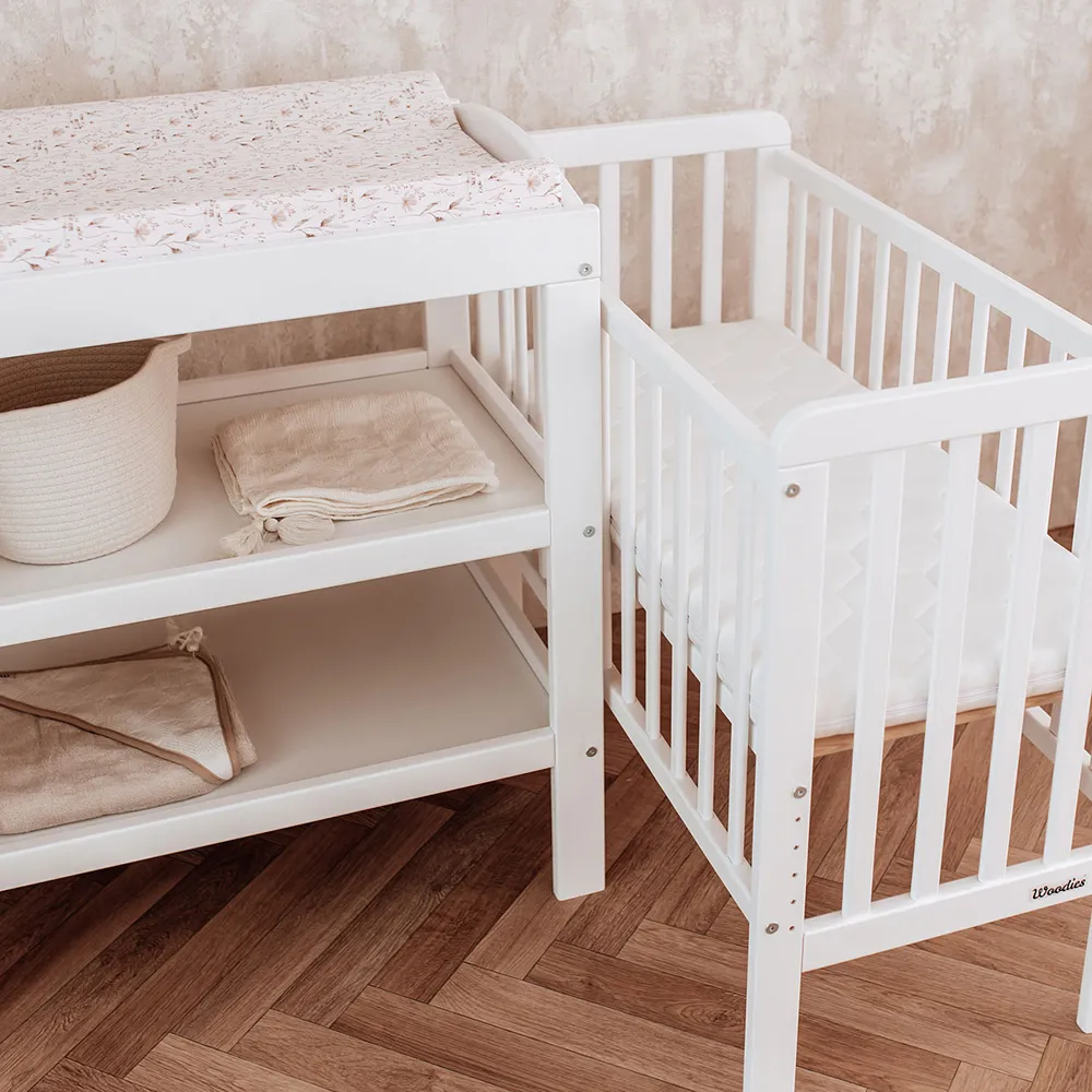 Woodies, Adjustable Cradle 90x40 cm, White