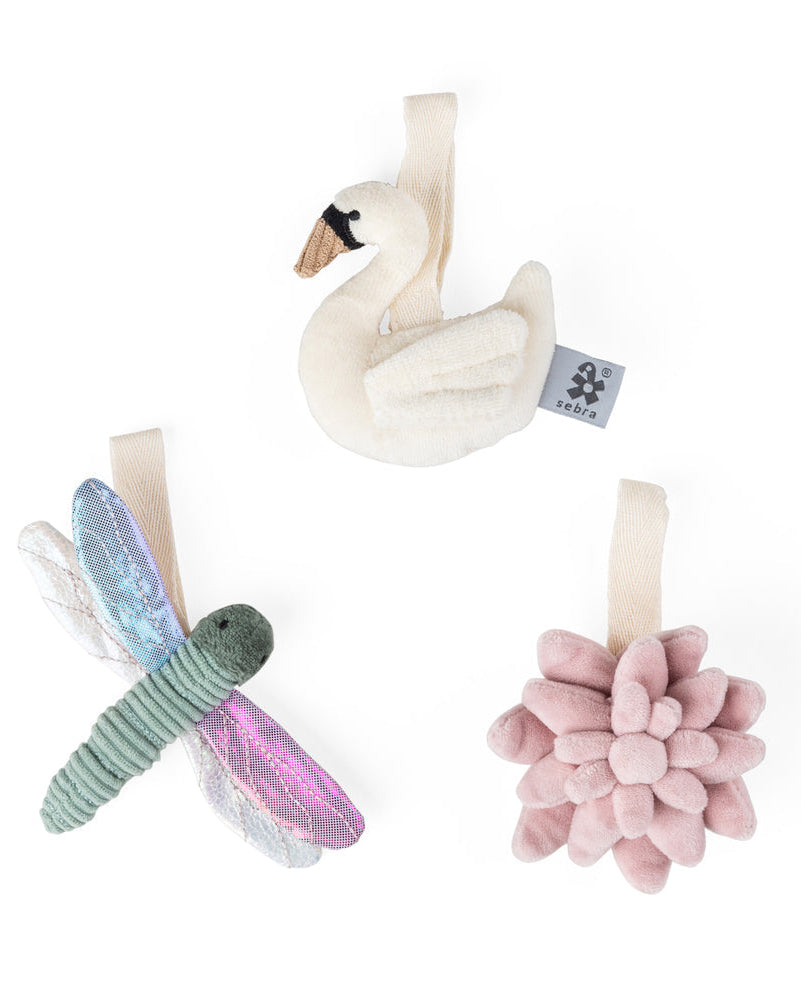 Sebra, Aktivointilelu 3 kpl, Swan&Dragonfly