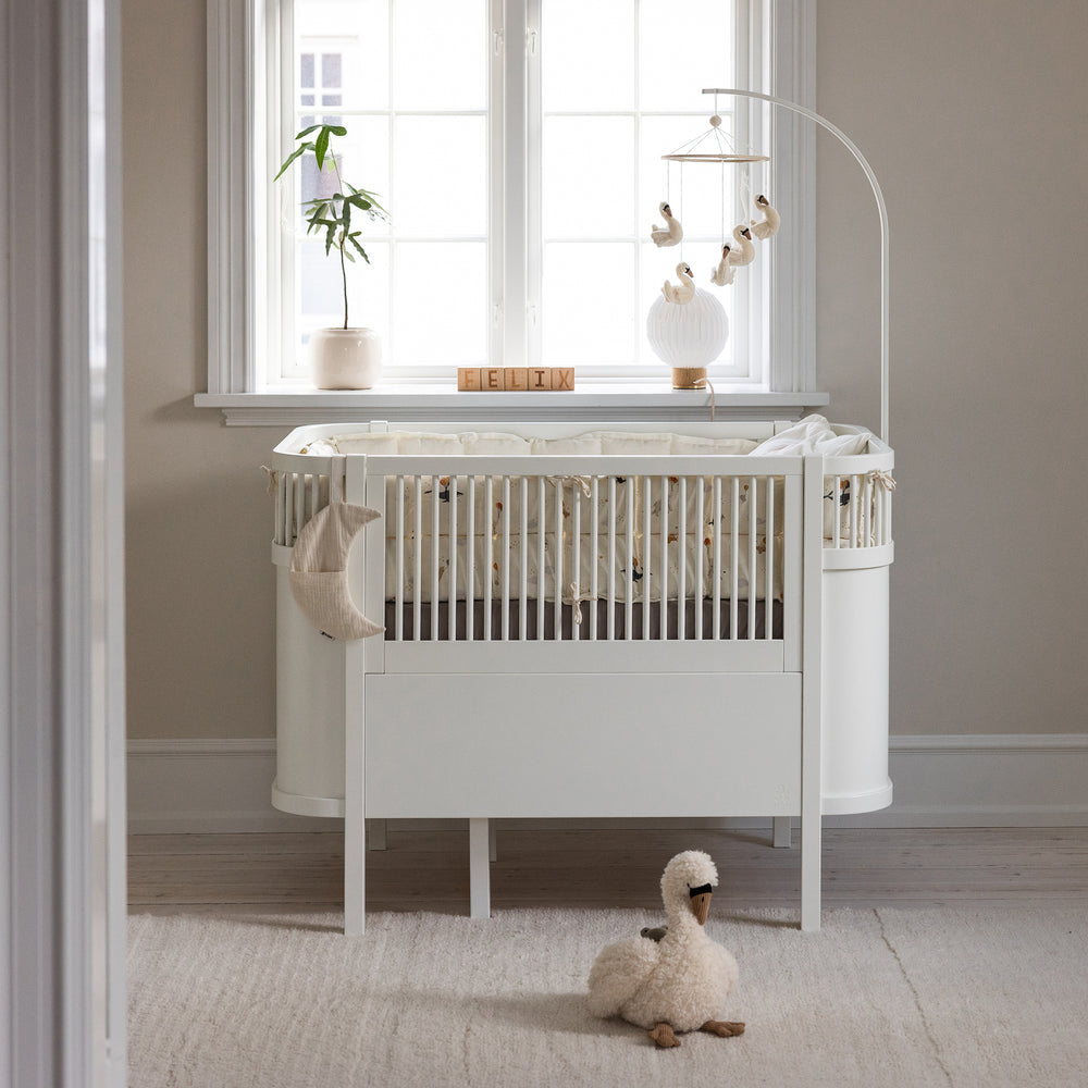 Sebra, Pinnasänky&Juniorisänky 2 in 1, Classic White