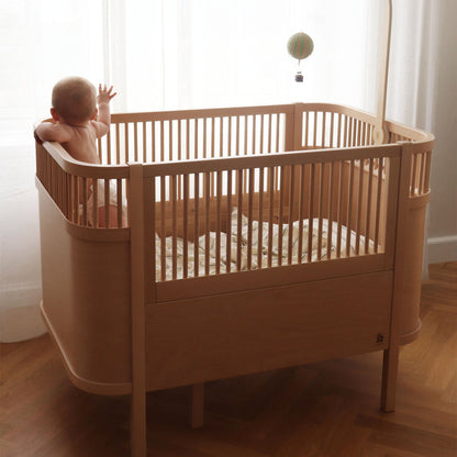 Sebra, Pinnasänky&Juniorisänky 2in1, Wooden