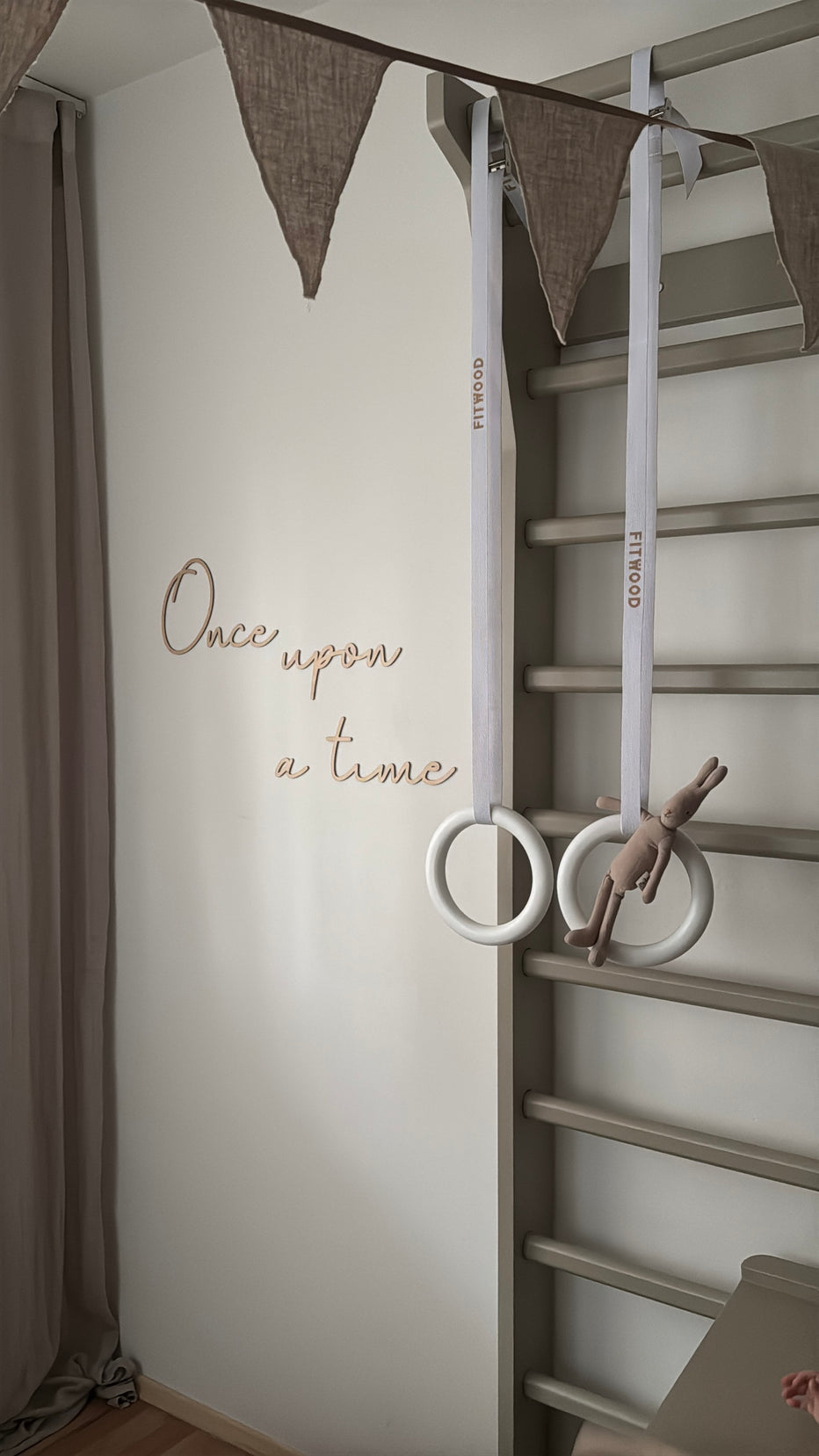 FITWOOD, Wall bars TAIMI, Beige