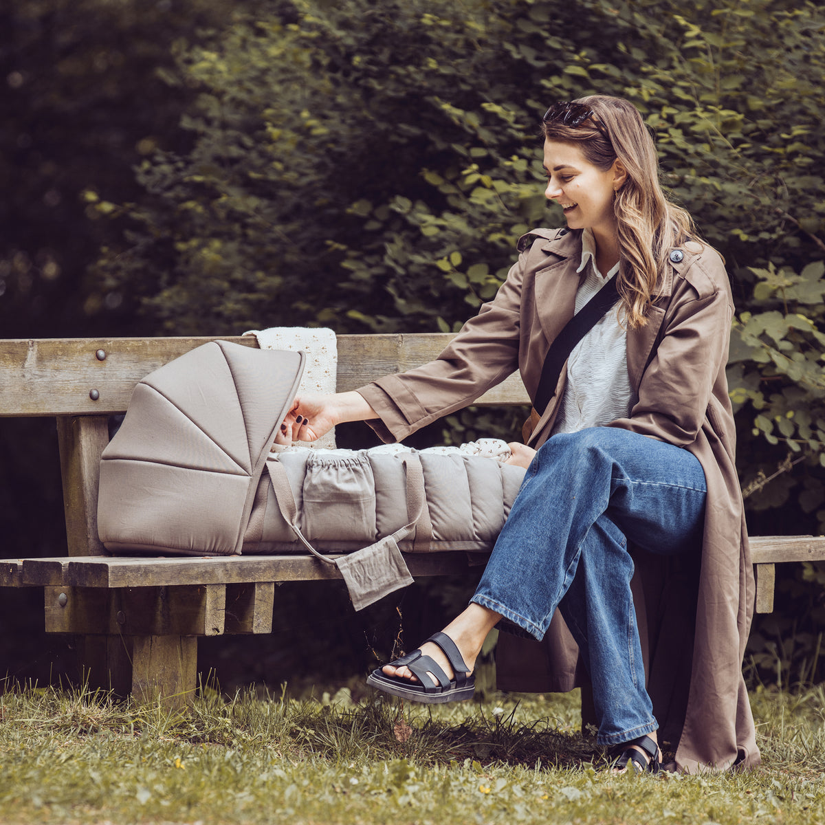 Sebra, Baby Nest Huppu, Jetty Beige