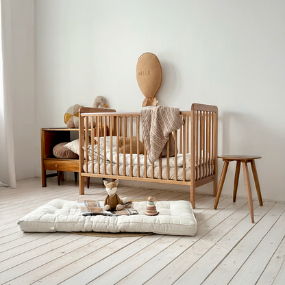 Woodies, Cot, Classic Cot 60x120 cm, Walnut