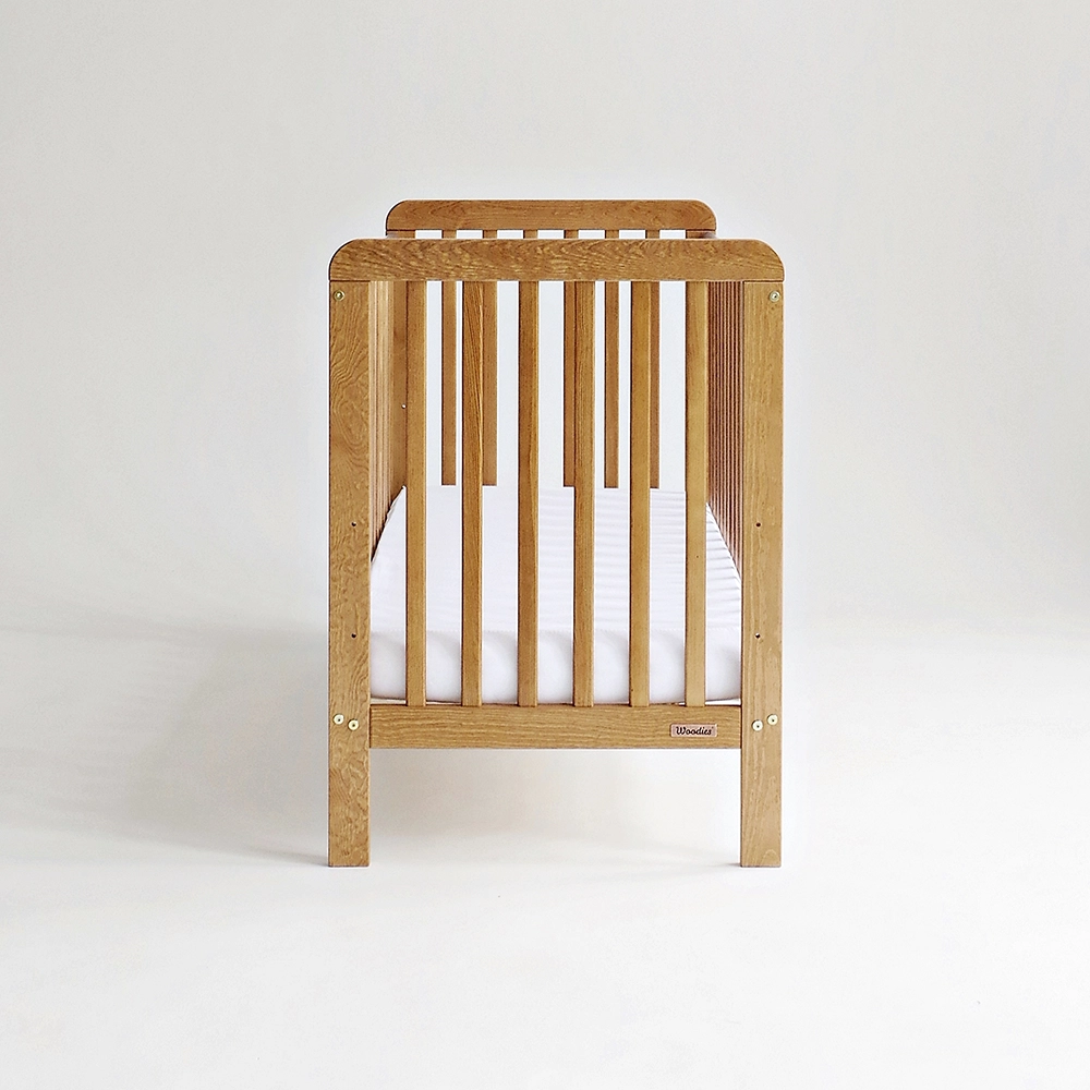 Woodies, Cot, Classic Cot 60x120 cm, Walnut