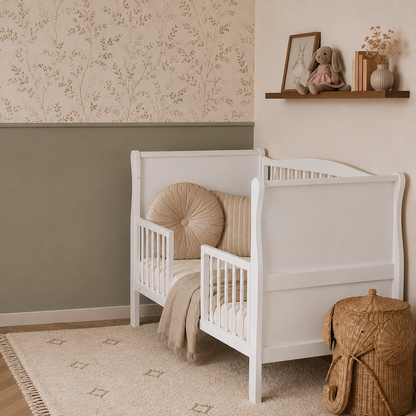 Woodies, Cot Noble 60x120 cm, White