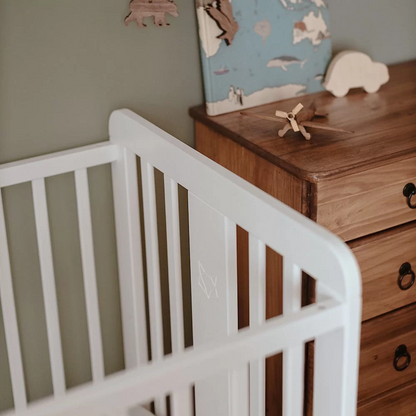 Woodies, Cot Foxy, 60x120cm, White