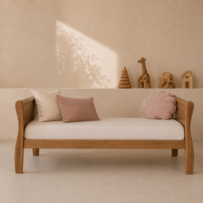 Woodies, Cot Noble 2 in 1 70x140 cm, Walnut