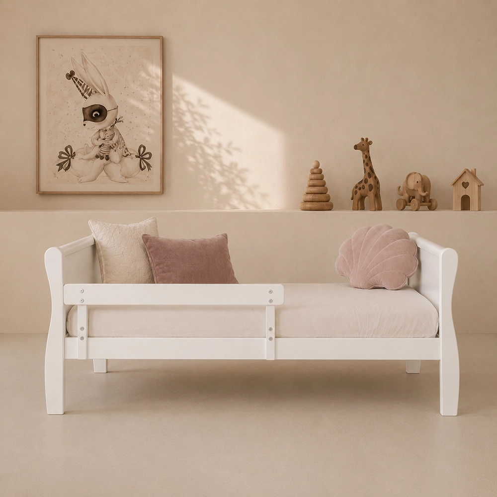 Woodies, Pinnasänky Noble 2 in 1 70x140 cm, White