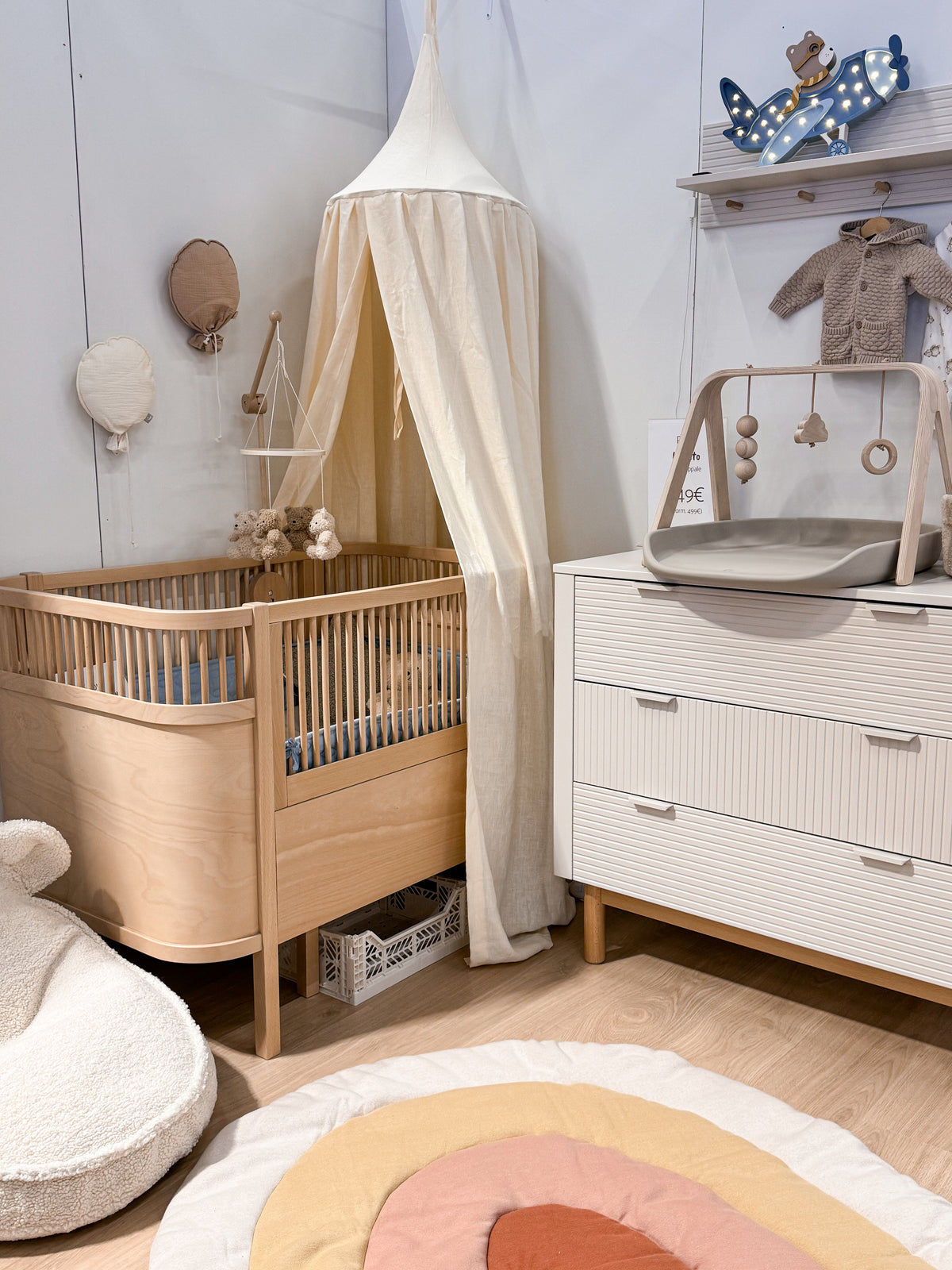 Pinio, Miloo Chest of 3 drawers, Champagne