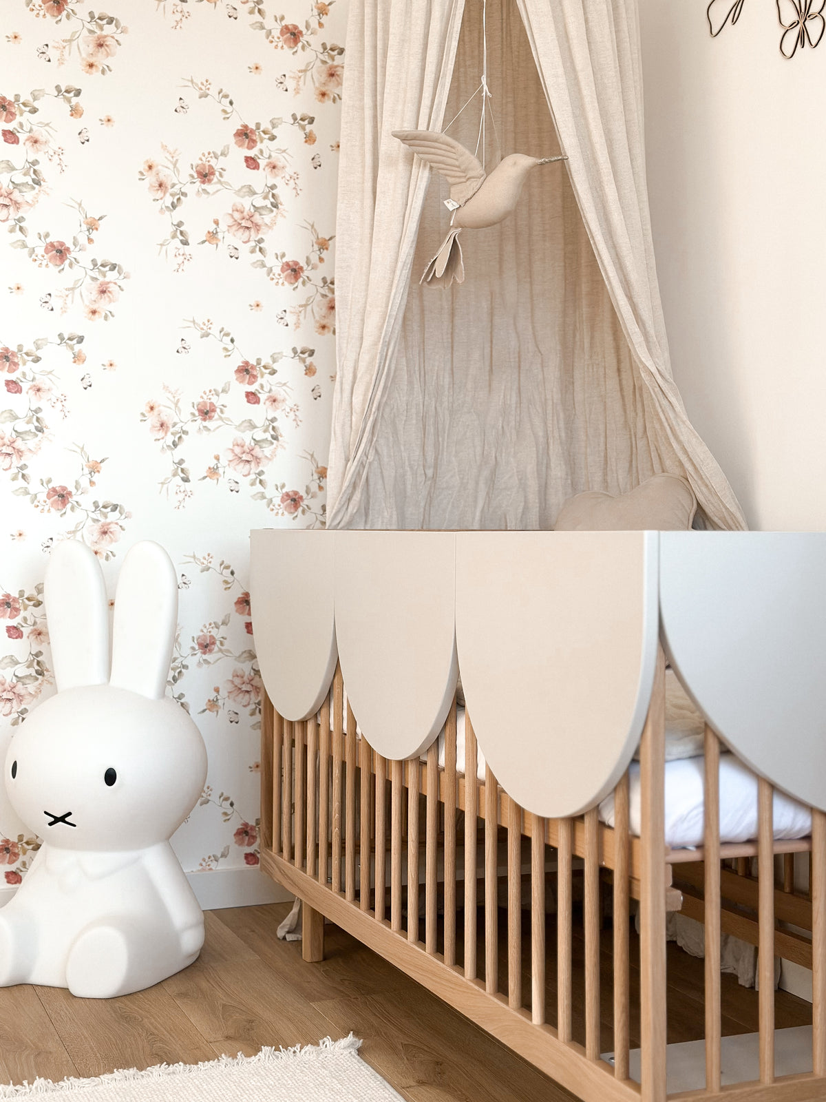 Wood Luck Design, Pinnasänky & Juniorisänky 3 IN 1, 70x140 cm, Bloom