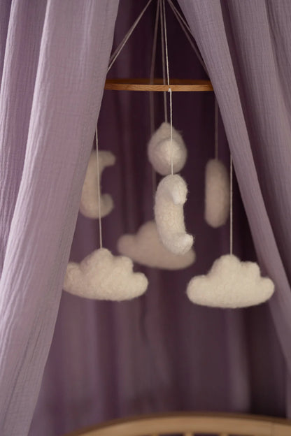 Matuu Canopy Bed, Lavender Bliss