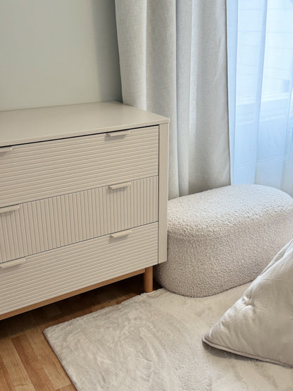 Pinio, Miloo Chest of 3 drawers, Champagne