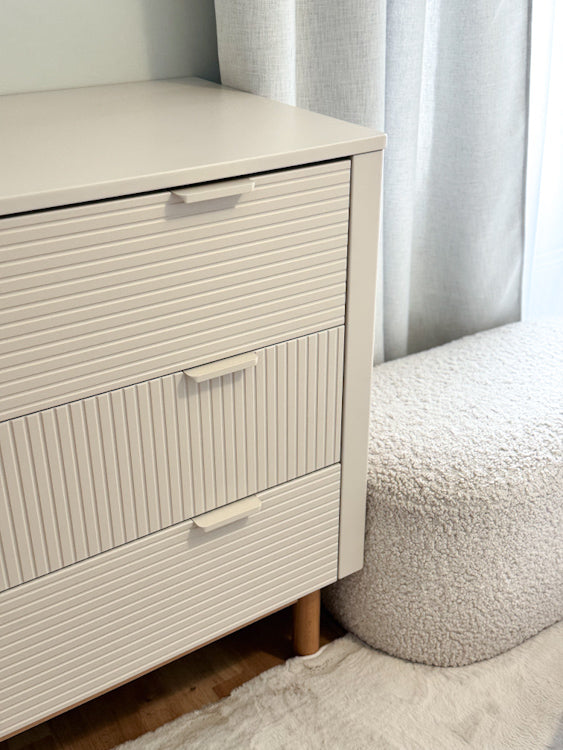 Pinio, Miloo Chest of 3 drawers, Champagne