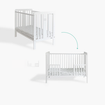 Woodies, Cot Foxy, 60x120cm, White