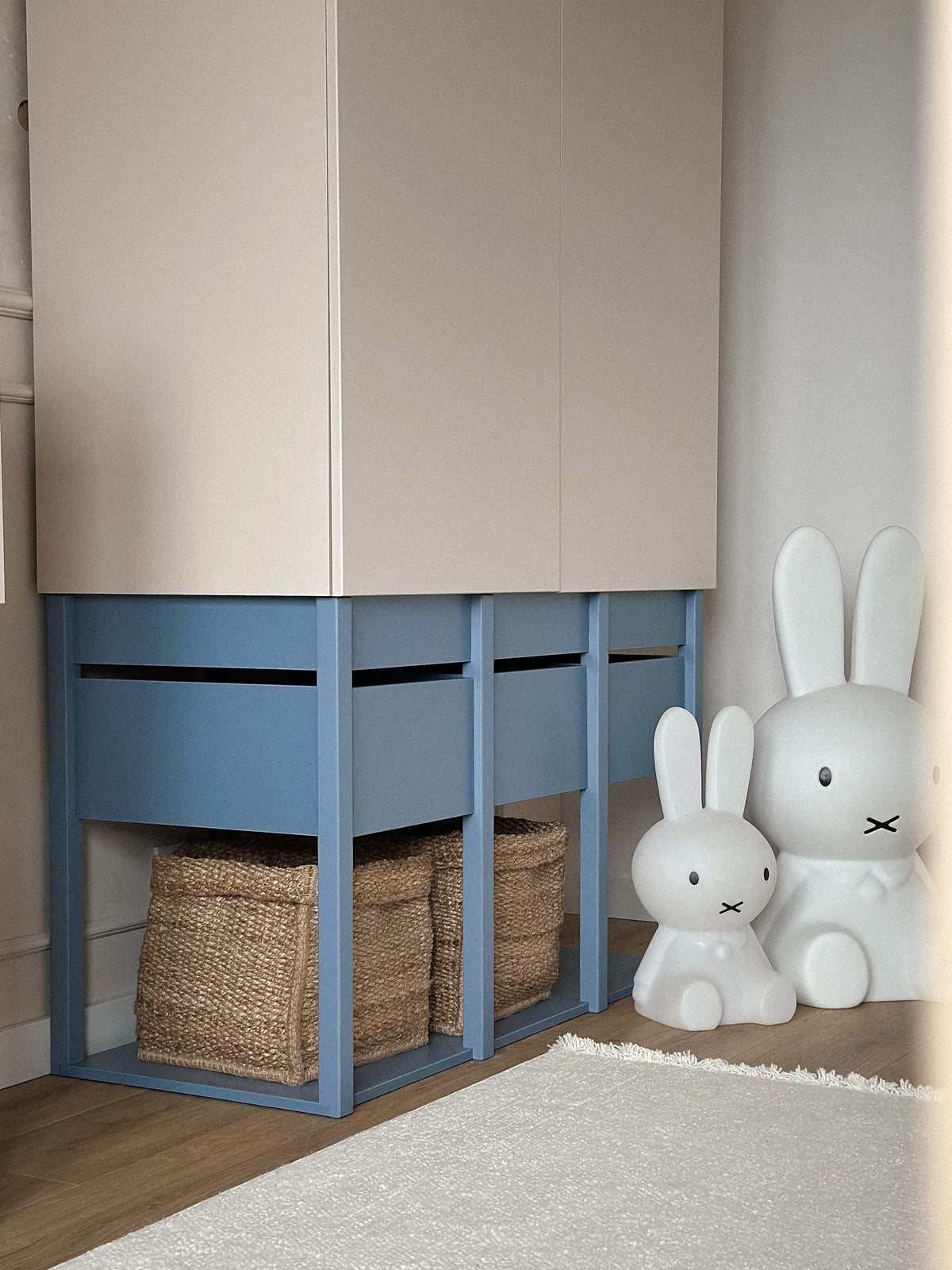 Wood Luck Design, Vaatekaappi, Tweens Muted Blue