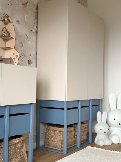 Wood Luck Design, Vaatekaappi, Tweens Muted Blue