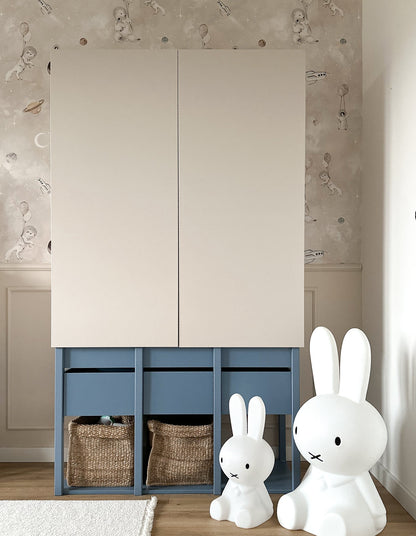 Wood Luck Design, Vaatekaappi, Tweens Muted Blue