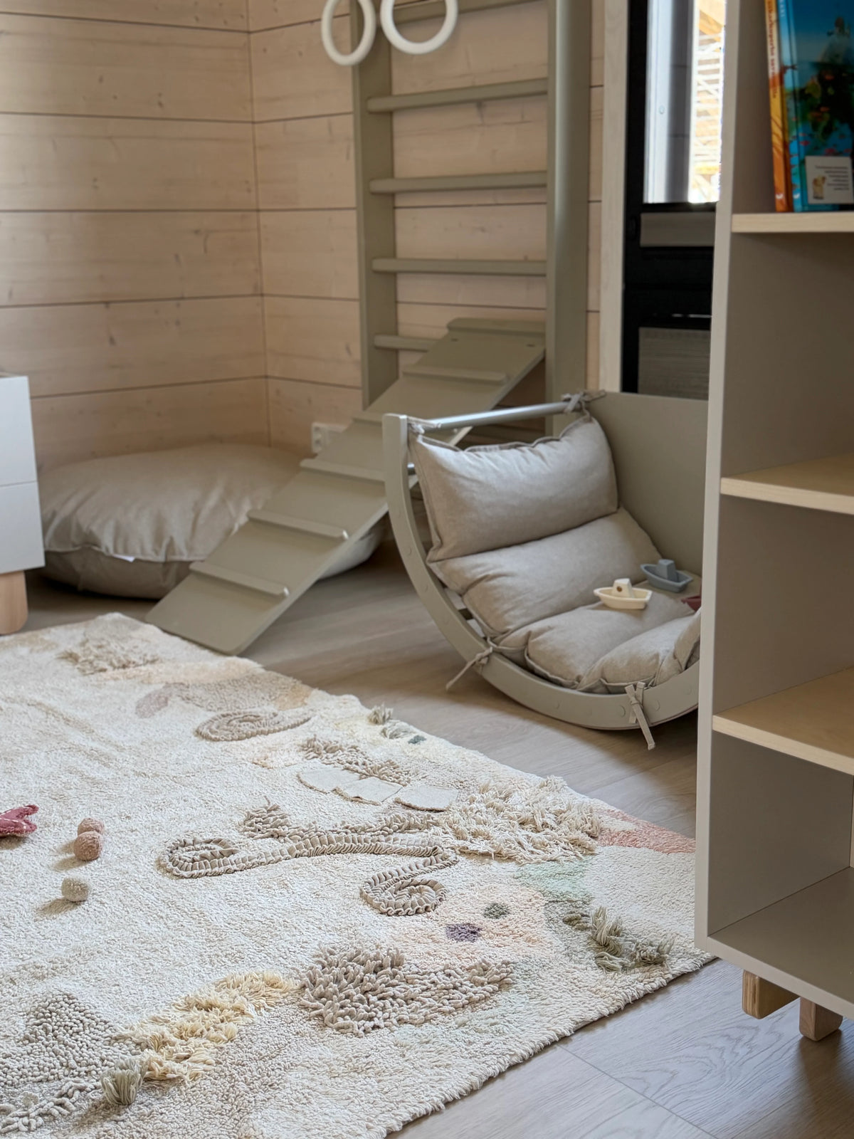 FITWOOD, Wall bars TAIMI, Beige