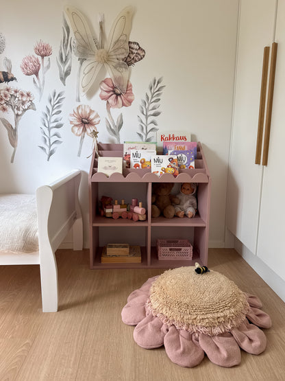 Book Nook, Montessori Kirjahylly, Vintage Rose