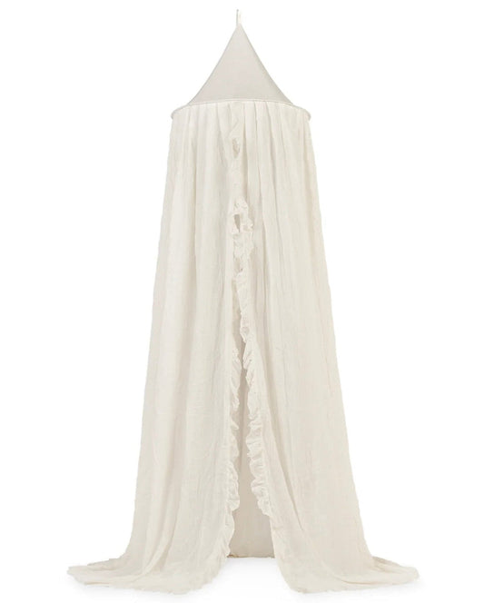 Jollein, Vuodekatos Ruffle Ivory
