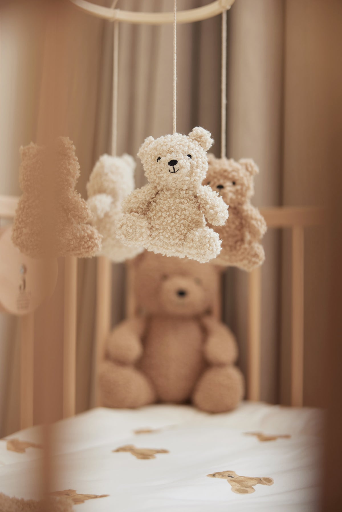 Jollein, Mobile Teddy, Natural/Bisquite