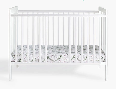 Woodies, Pinnasänky, Classic Cot 60x120cm, White