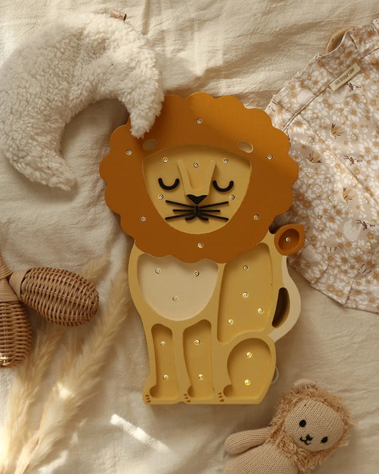 Little Lights Night light, Lion African Yellow