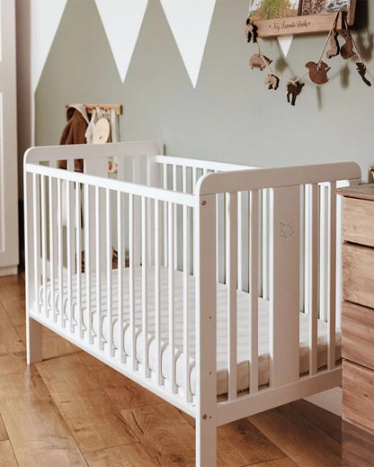 Woodies, Cot Foxy, 60x120cm, White